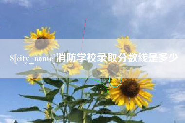 梅州消防学校录取分数线是多少
