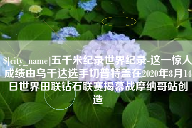 梅州五千米纪录世界纪录-这一惊人成绩由乌干达选手切普特盖在2020年8月14日世界田联钻石联赛揭幕战摩纳哥站创造