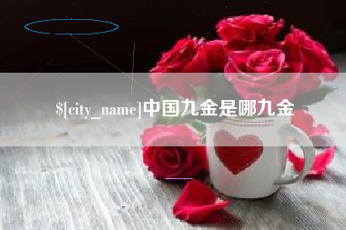梅州中国九金是哪九金