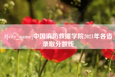 梅州中国消防救援学院2021年各省录取分数线