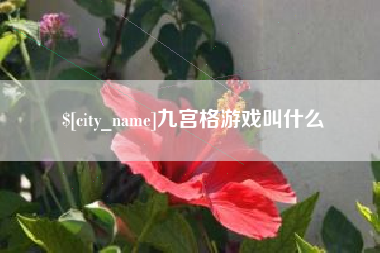 梅州九宫格游戏叫什么