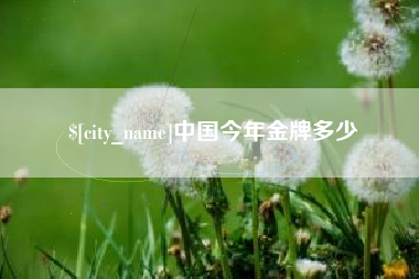 梅州中国今年金牌多少