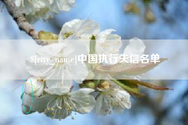 梅州中国执行失信名单