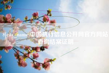 梅州中国执行信息公开网官方网站查询结案证明