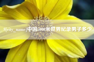 梅州中国5000米世界纪录男子多少