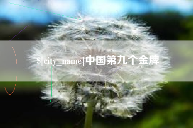梅州中国第九个金牌