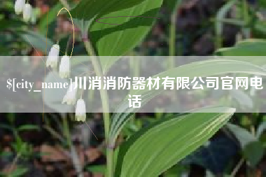 梅州川消消防器材有限公司官网电话