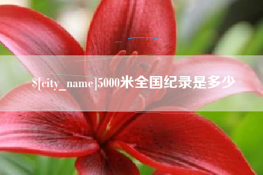 梅州5000米全国纪录是多少
