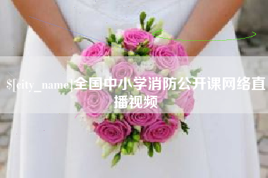 梅州全国中小学消防公开课网络直播视频