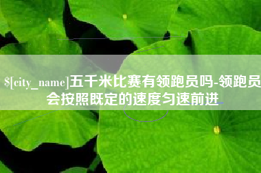梅州五千米比赛有领跑员吗-领跑员会按照既定的速度匀速前进