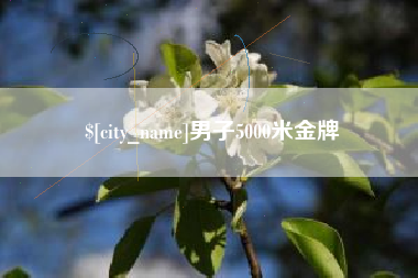 梅州男子5000米金牌