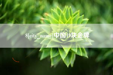 梅州中国19块金牌