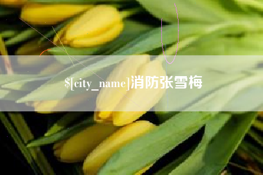 梅州消防张雪梅