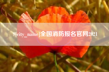 梅州全国消防报名官网2021